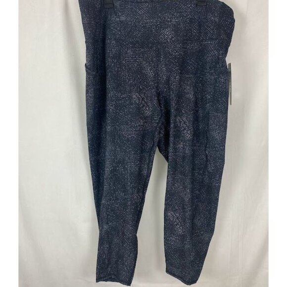 RBX Tec Flex Active Compression Gray Capri Leggins Plus Size 3X NWT. - Picture 1 of 12